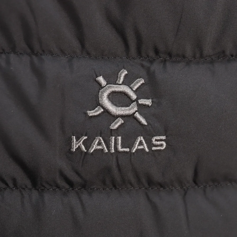 KAILAS hooded zipper casual long-sleeved down jacket - Picture 3 of 9